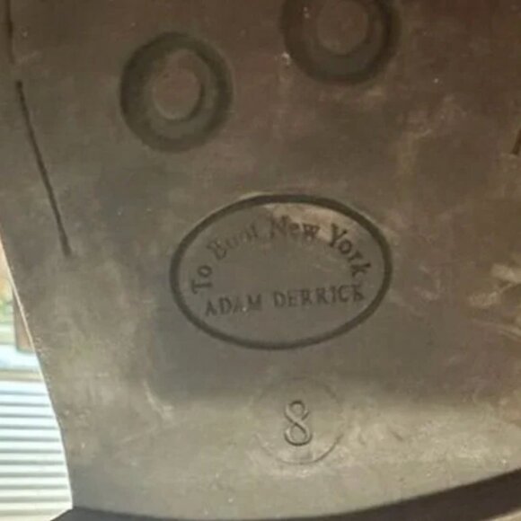 To Boot New York Adam Derrick Men’s Sz 8 Suede Leather Boots Charcoal Brown - Picture 10 of 11